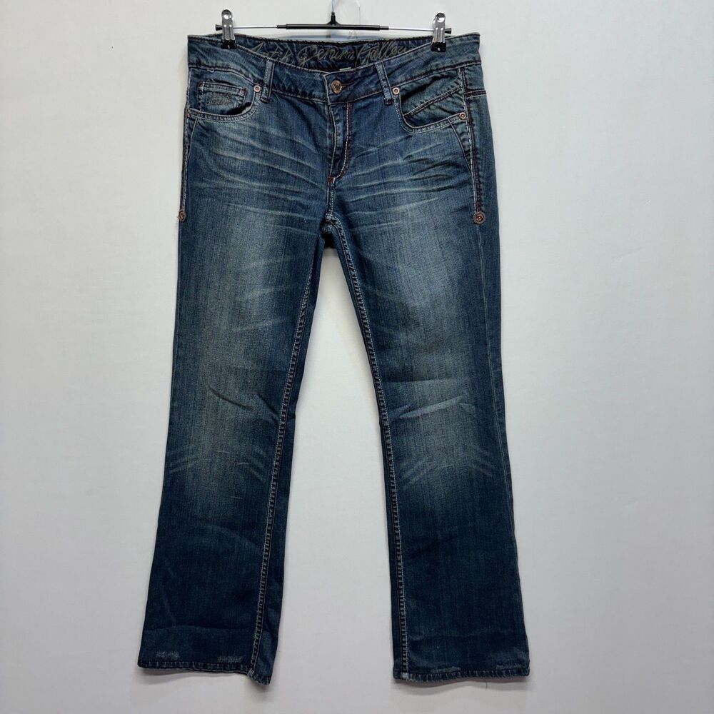 Antik Denim Men Bootcut Jeans Size 31 Blue Denim D102 -15